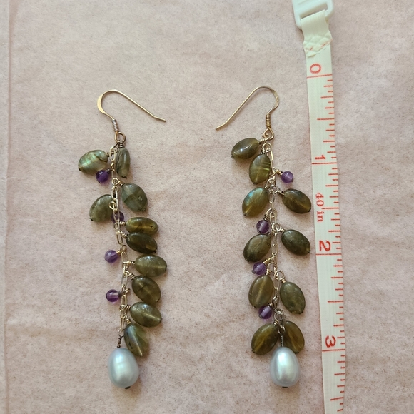 A set of necklace and earrings - Picture 3 of 7